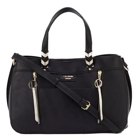 sac lollipops faux poil sac a main noir